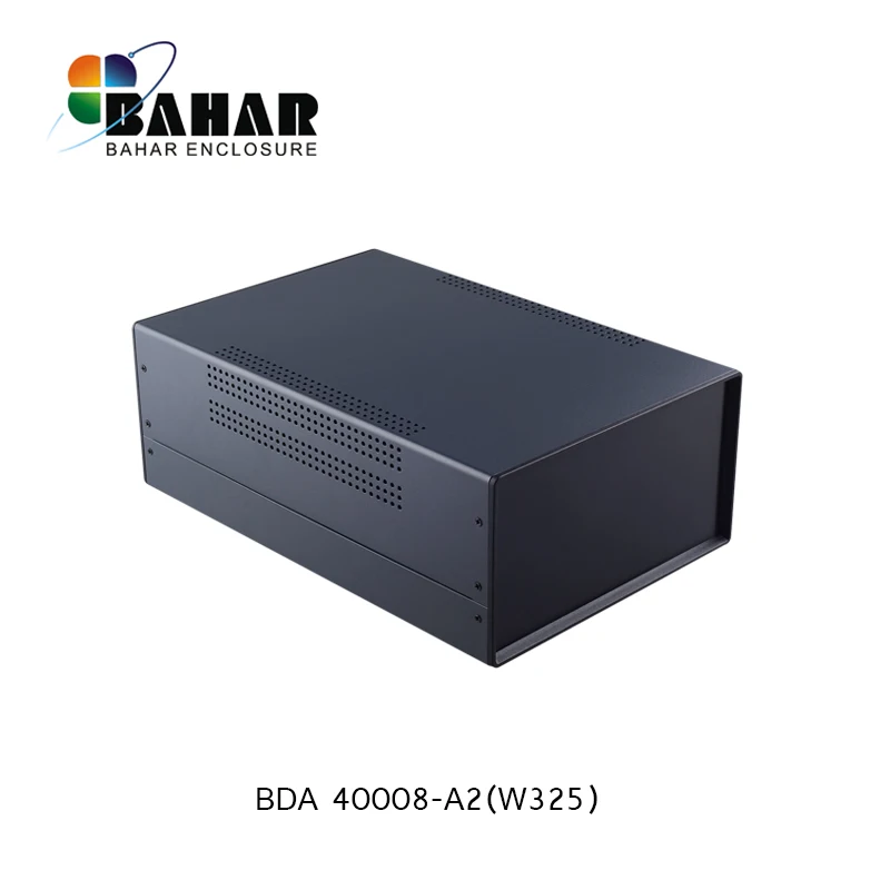 Bahar Enclosure Iron Case Wire Connection Box Metal Instrument Case Project Housing For Electronics Battery Box BDA40008-W325