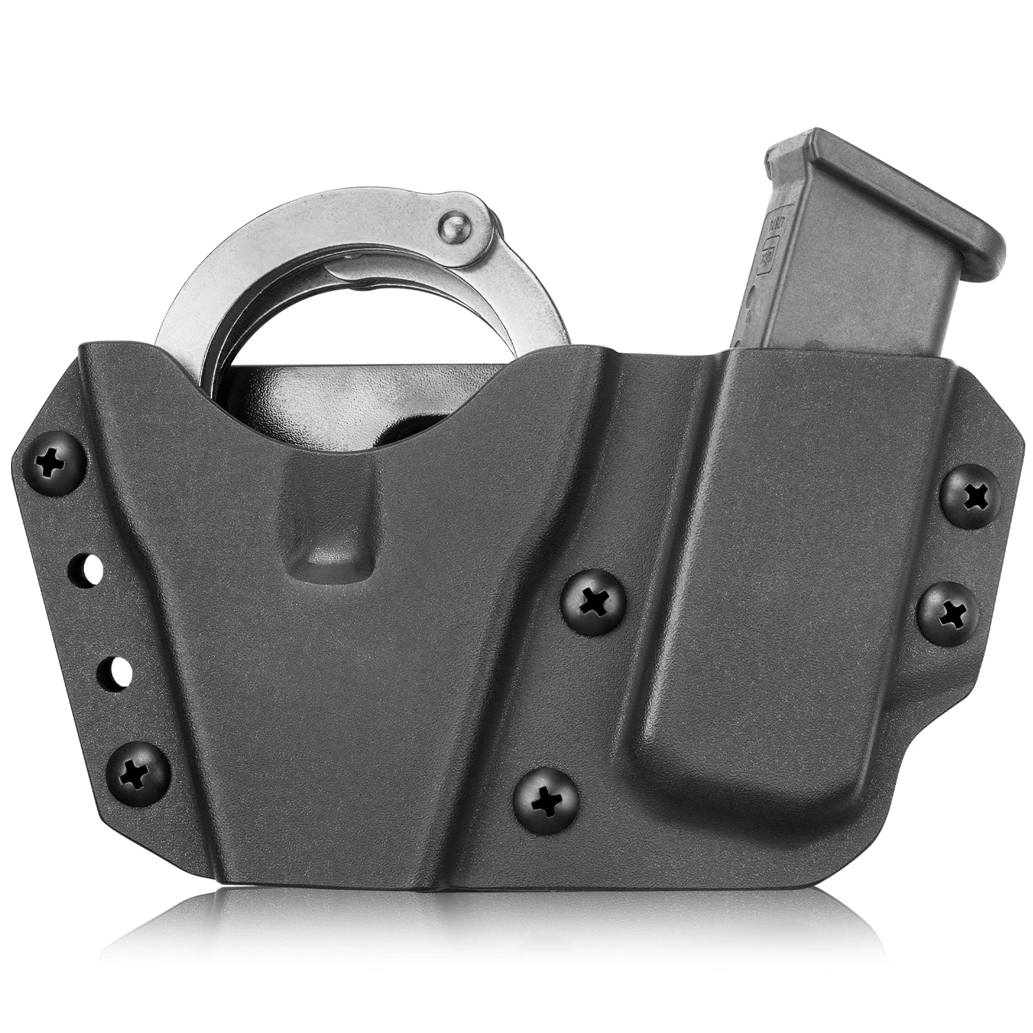 Gun&Flower KYDEX Combo Holster for Handcuff and Double Stack Magazine