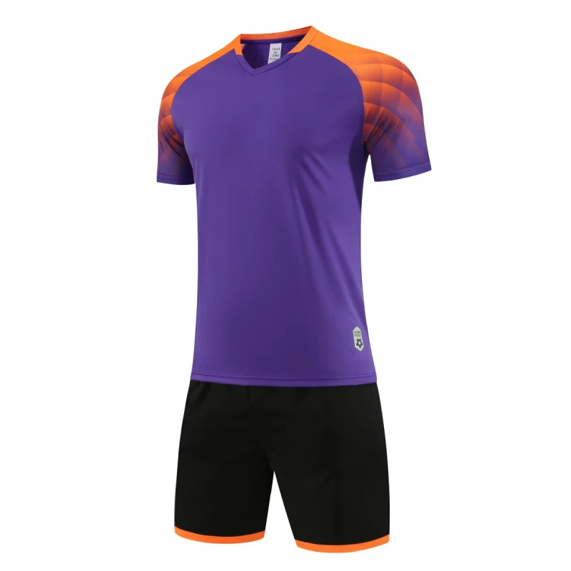 NIEUW Voetbalshirt Set voor Heren Roze Voetbal Trainingspak Jersey Kit Sneldrogend Ademend Man Team Training Voetbaluniform - afbeelding 1