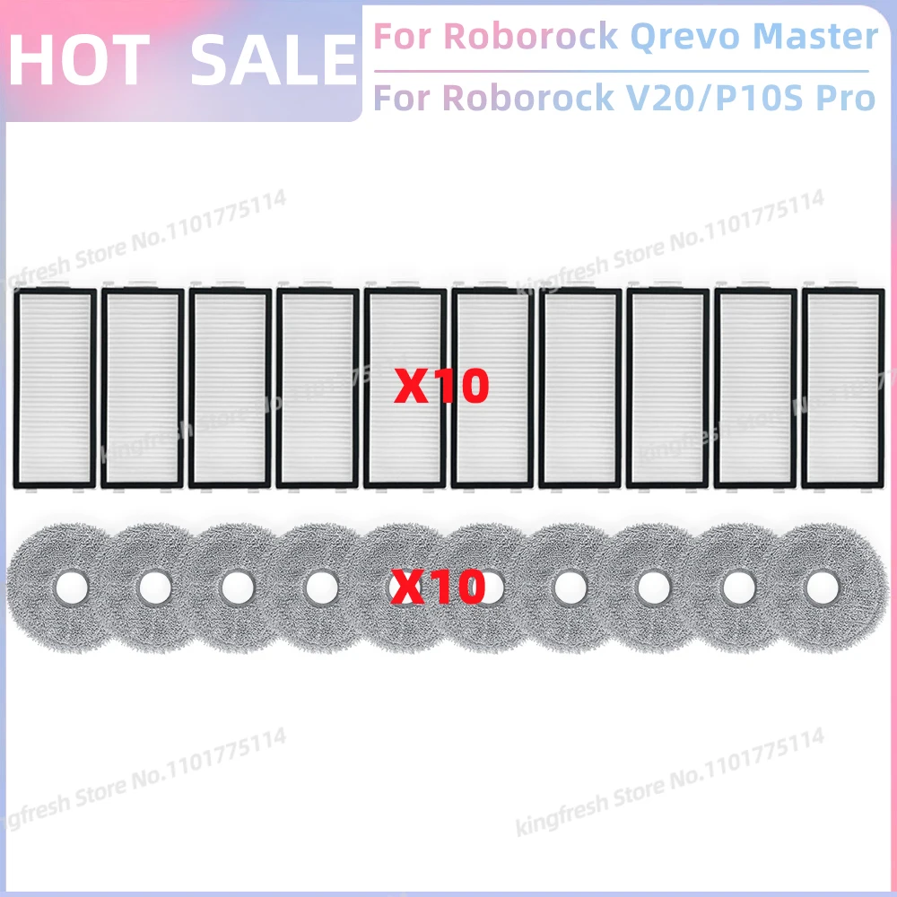 Kit d'accessoires pour aspirateur robot Roborock Qrevo Master/Qrevo Slim | Leroy Merlin Kit d'accessoires pour aspirateur robot Roborock Qrevo Master/Qrevo Slim | Leroy Merlin