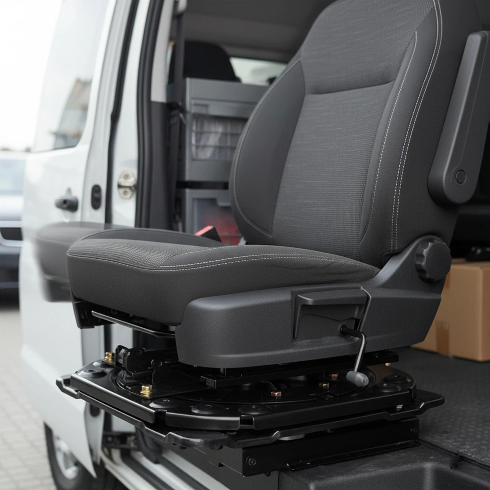 Seat Swivel Base Heavy Duty Seat Swivel Base,360 Degree Rotatable for Van Motorhome Bus Engineering Modified Vehicles
