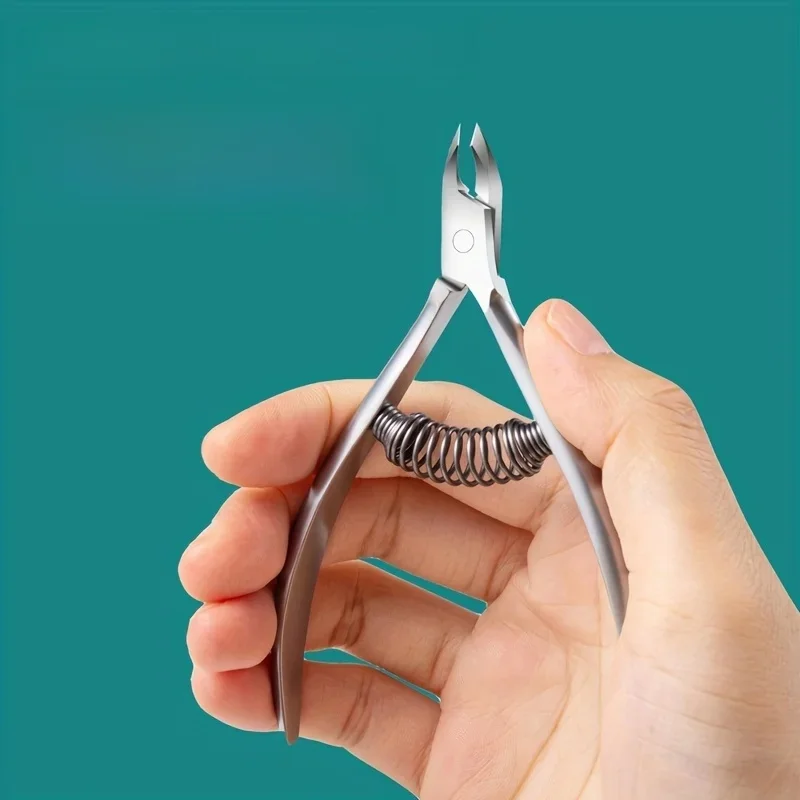 Zestaw obcinacz do paznokci ze stali nierdzewnej - profesjonalny zestaw do manicure i pedicure z nożyczkami do skórek, szczypcami i trymerem — zdjęcie 2