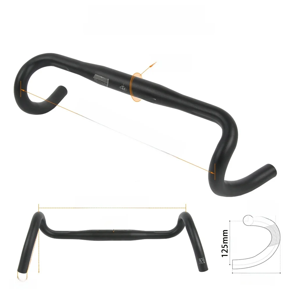 AliExpress NONE UNO FL12 Gravel Bike Handlebar 31.8x400/420/440/460mm Outer Drop Bar Ultralight Bicycle Handle Road Bicycle Flared Bar