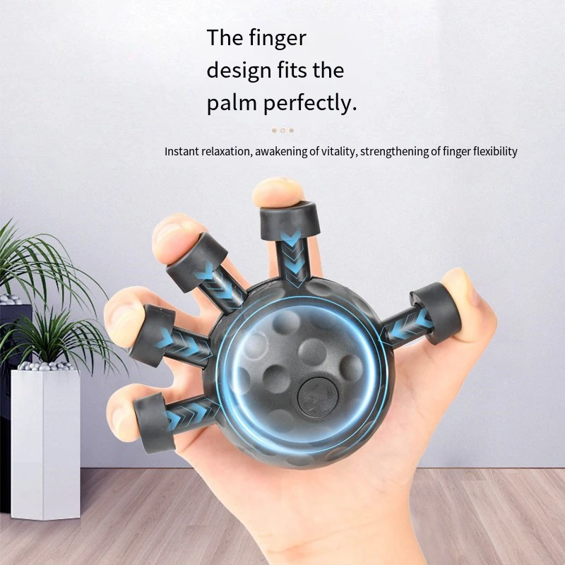 

Finger Exerciser Trainer Hand Grip Strengthener Adjustable Power Training Hand Balls Gripper Exerciser Hand Strength Exercise