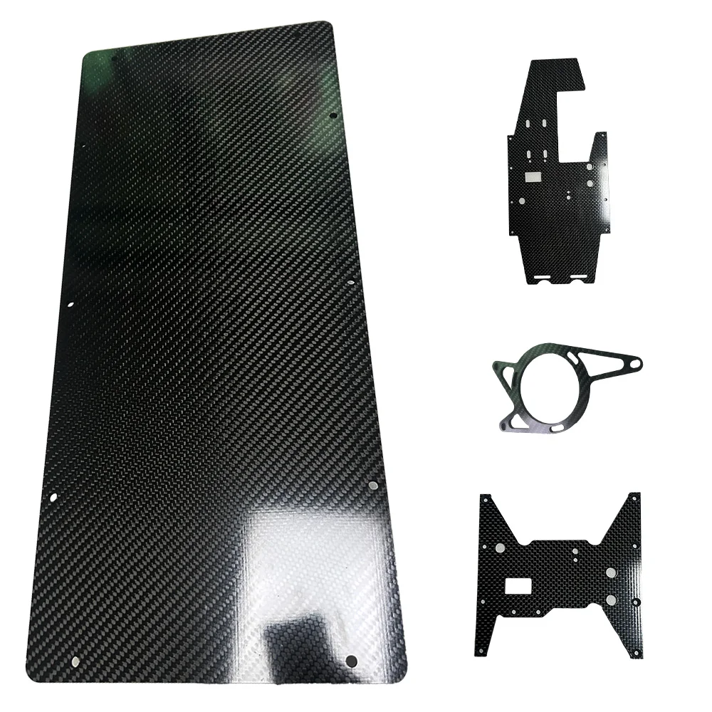 Customized Carbon Fiber CNC Cutting Plate Service DIY Carbon Fiber Sheet Plate CNC Machining Carbon Fiber Custom