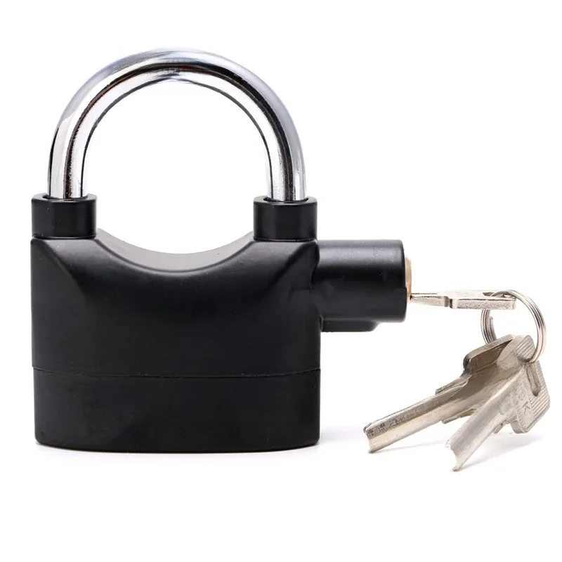 AliExpress OOTDTY Waterproof Siren Alarm Padlock Alarm Lock for Motorcycle Short Beam Bike Bicycle