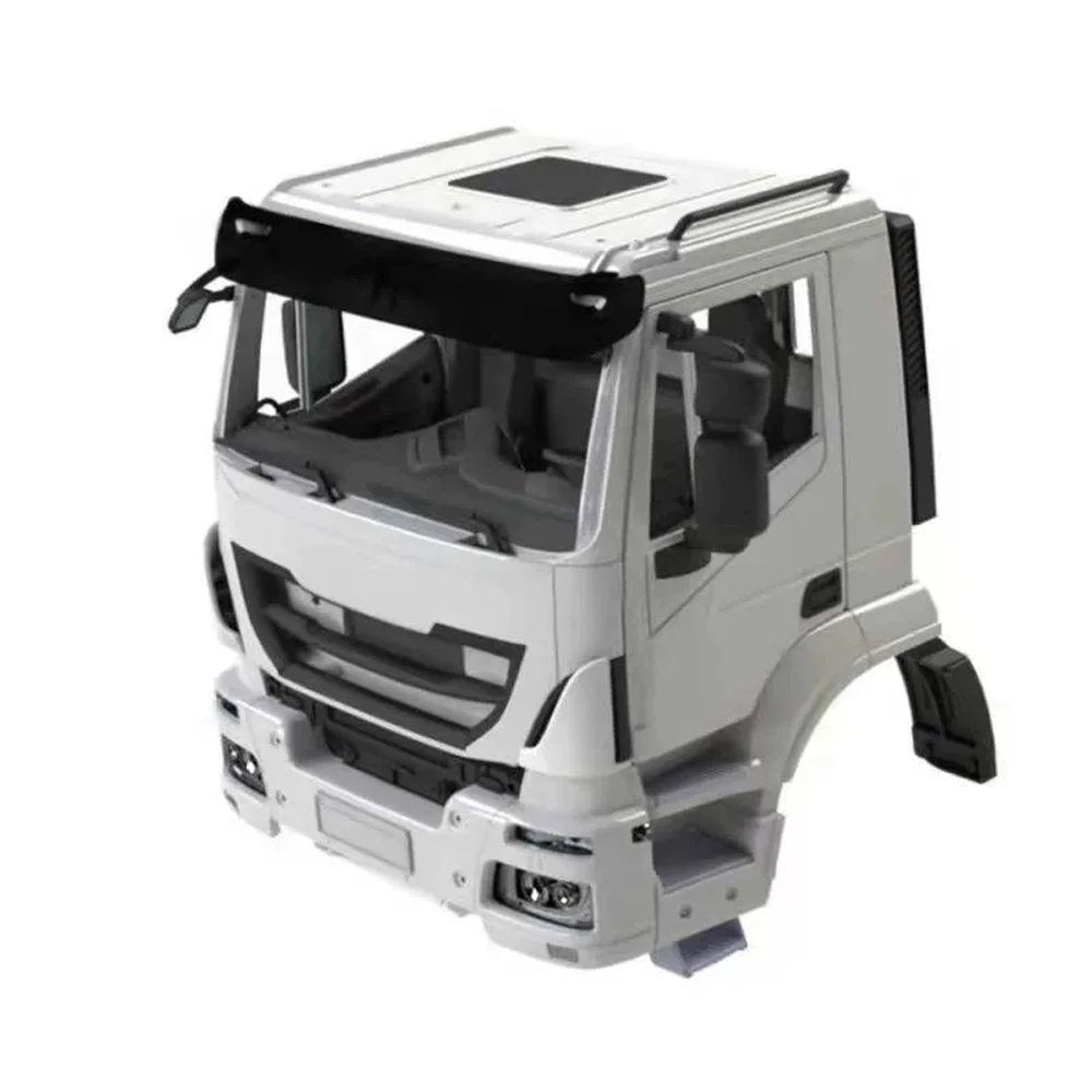 1/14 Scale Truck ABS Cabin with Opening Doors Universal 1/14 RC Tamiya LESU JDM Tractor Truck Dump Truck Model Toy or DIY Parts
