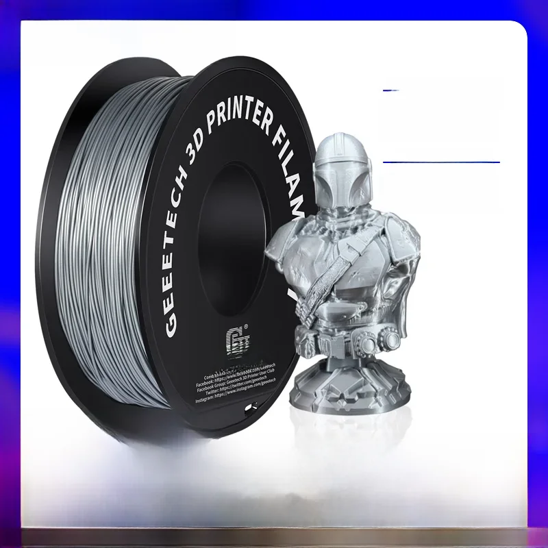 Filament Geeetech Standard PLA 1kg 1.75mm, materiał plastikowy do drukarek 3D, precyzja 0.03mm, wiele kolorów, pasuje do większości drukarek FDM. — zdjęcie produktu 7