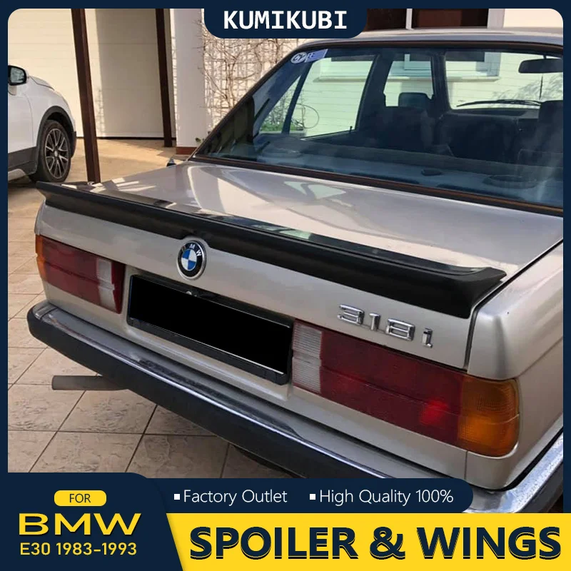 M-tech rear trunk spoiler Ducktail Duckbill for BMW 3 e30 1982-1993 Sedan Coupe