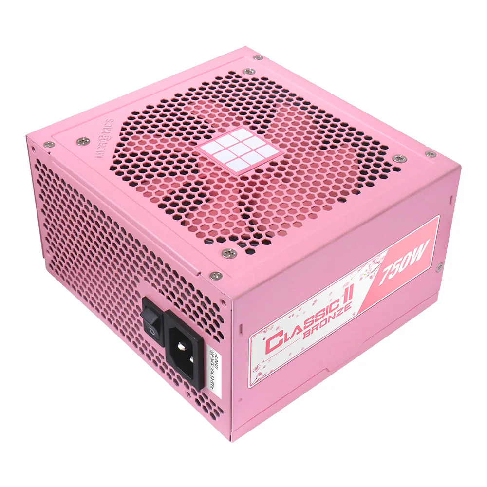 MICRONICS Classic II 750W 80PLUS BRONZE 230V EU HDB (Pink)