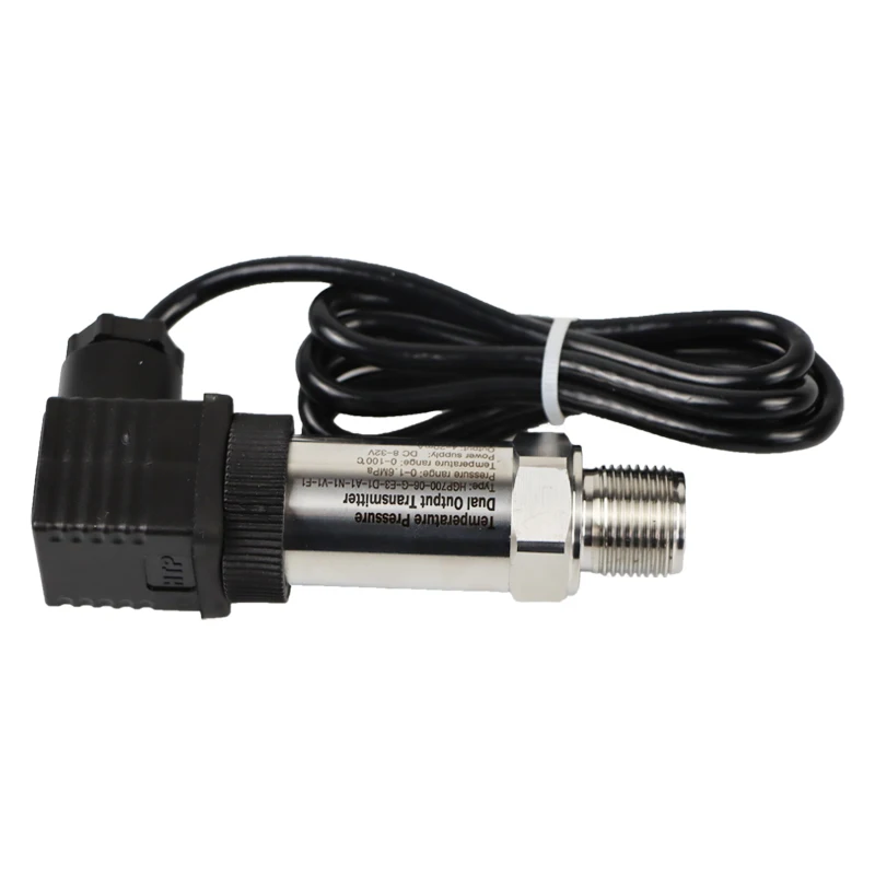 HGP-700 Combined 2 In 1 Pt100 Pressure Temperature Sensor For Diesel Oil Dual RS485 Output DC 24V Range 0-100 Mpa 0-100 Deg.C