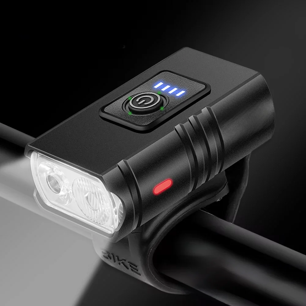 AliExpress cycle zone BK02 Bike Light USB Rechargeable T6 LED Bicycle Lights 6 Modes MTB Flashlight Bicycle Headlight for