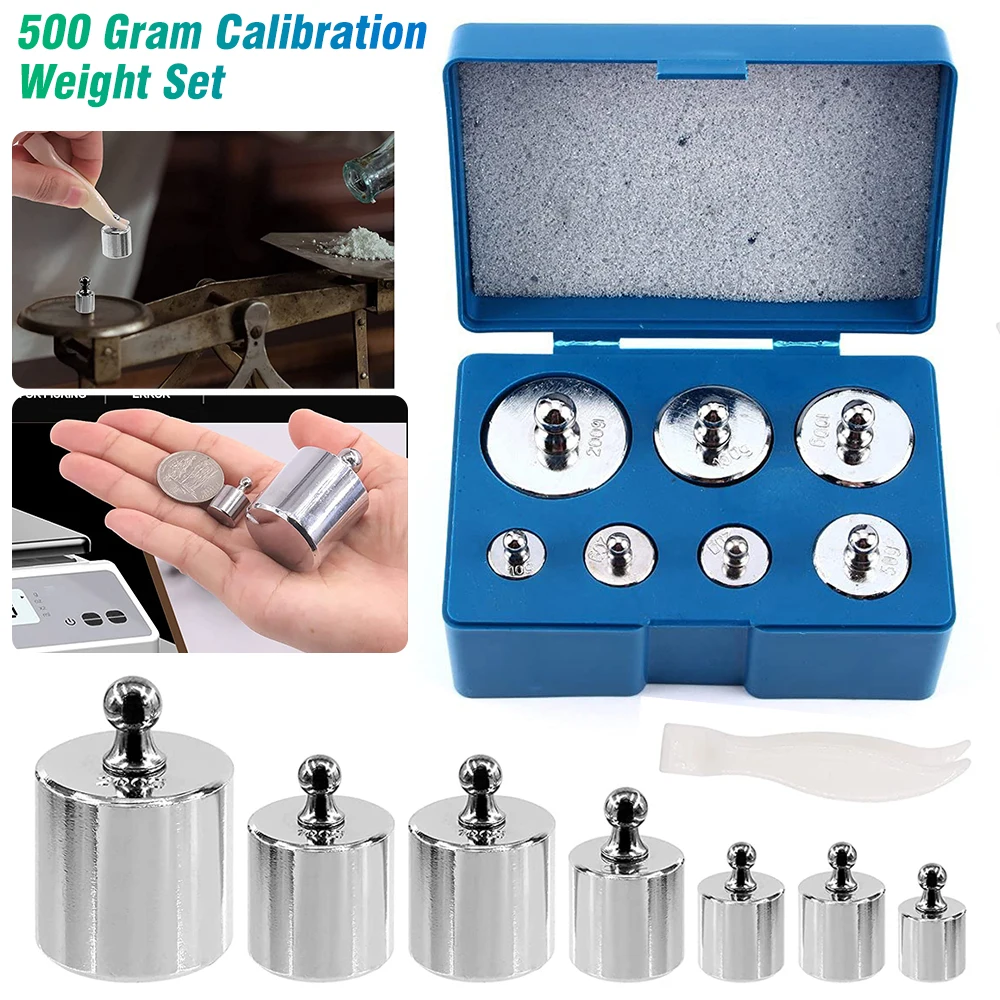 Calibration Weight Set Kit Precision Balance Nickel Plated Digital Pocket Scale