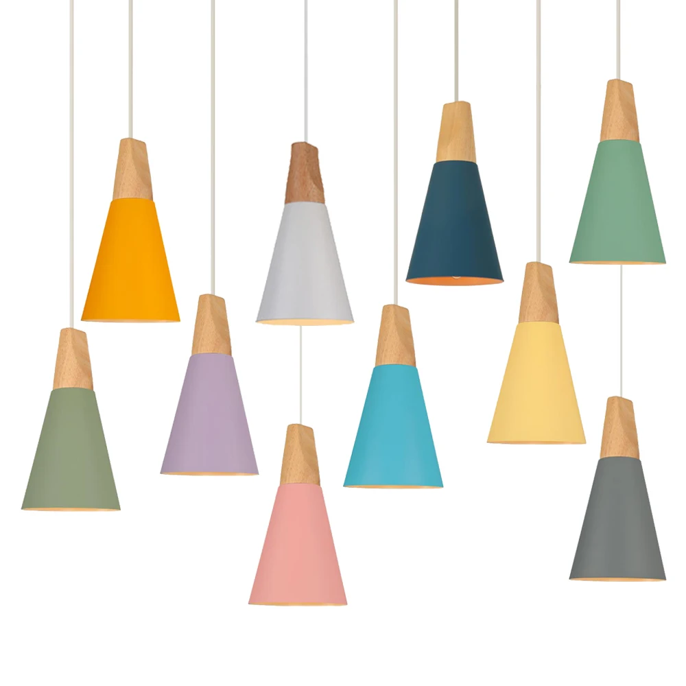 

Современные деревянные подвесные светильники Hanglamp, скандинавские подвесные светильники, абажур для ресторана, спальни, кухни, дома, гостиной, светильник, декор