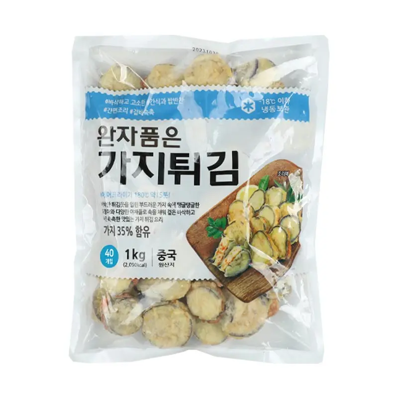 [Jaeho Foods] Melanzana frita 1 kg / 20 g * 40 piezas, berenjena frita perfectamente cocida, fácil de preparar