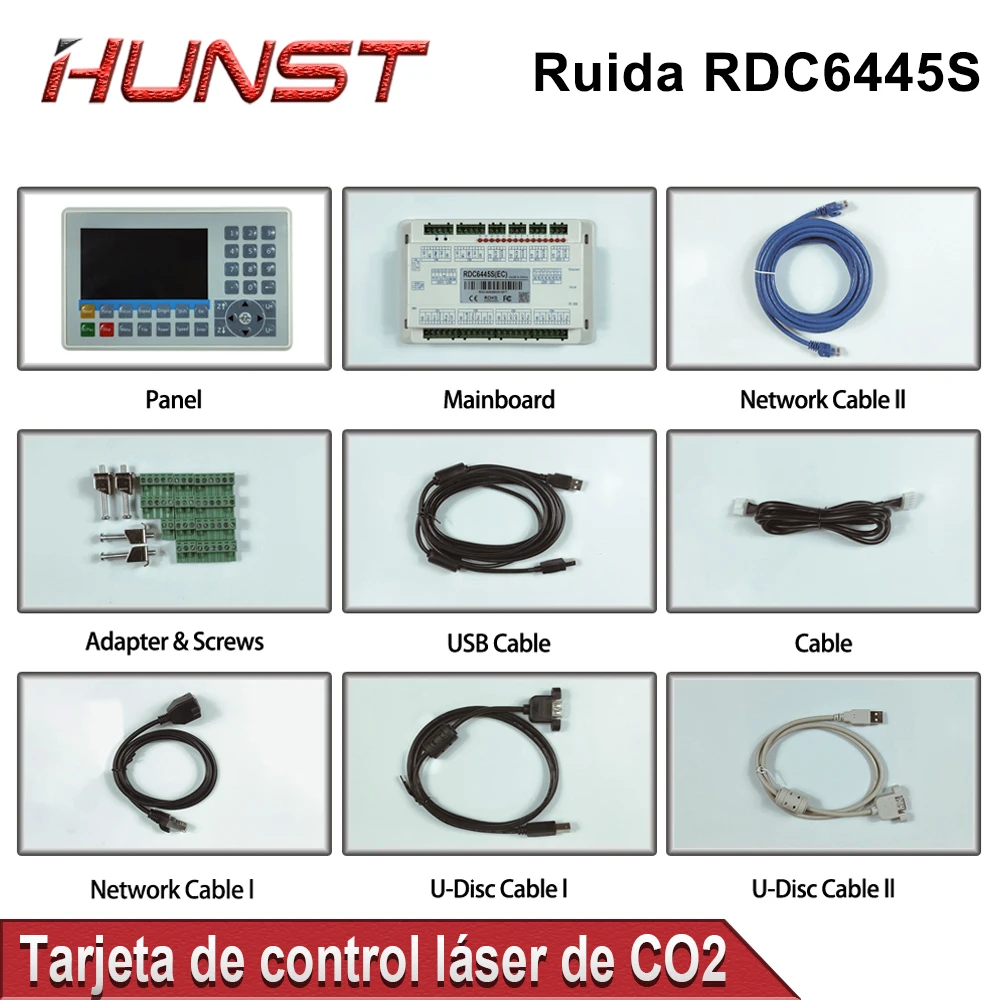 HUNST Ruida RDC6445G CO2 Laser Control Card Motherboard For CNC Laser Cutting Machine Control System RDC6445S