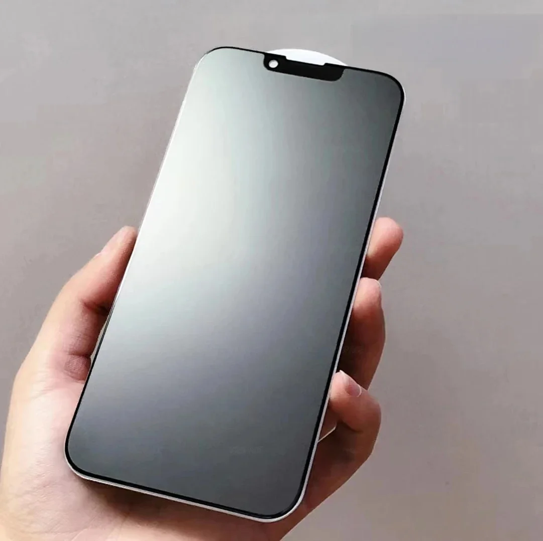 1-3 szt. Matowe szkło hartowane chroniące prywatność do iPhone 18 17 Air 16E 16 15 14 13 12 mini 11 Pro XR XS Max Plus, osłona ekranu chroniąca przed podglądaniem — zdjęcie produktu 7