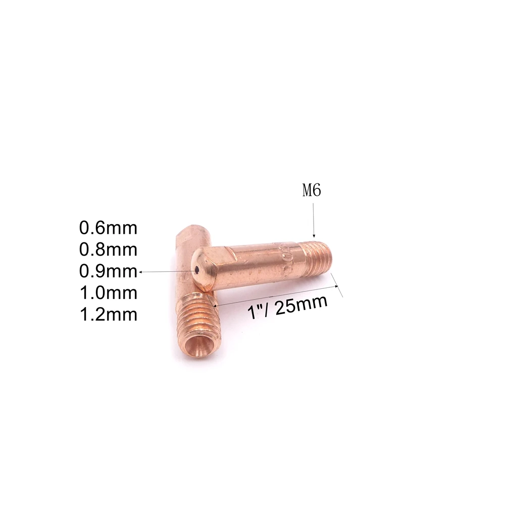 14 قطعة 15AK MB15 Mig شعلة لحام بندقية الاستهلاكية 0.6 0.8 0.9 1.0 1.2 مللي متر الاتصال تلميح مخروطي فوهة تلميح حامل