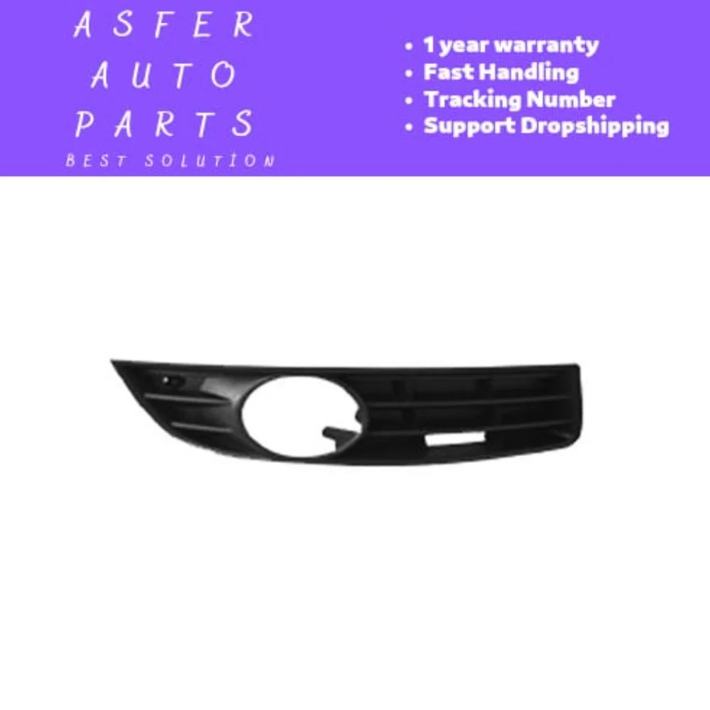 FRONT BUMPER SHUTTER FOR VOLKSWAGEN PASSAT 2 CHROME STRAP LINED RIGHT AFTER 2010 OEM 3AA854662A9B9