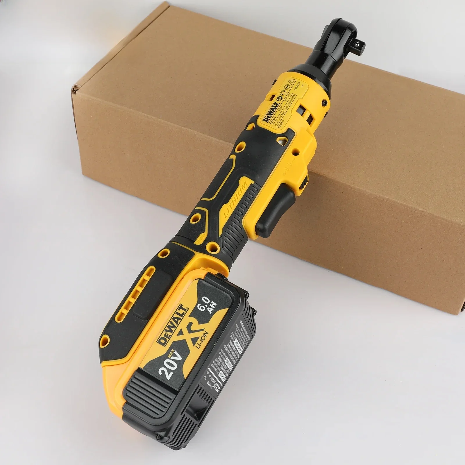 DEWALT DCF512 Ratel Haakse Moersleutel Variabele Snelheid Borstelloze Power Wrench LED licht Snoerloze Batterij Power Tools - afbeelding 2