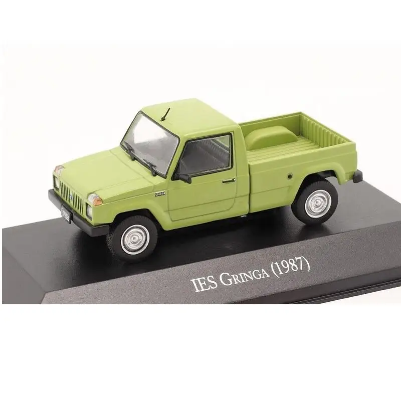 Salvat, Ies Gringa 1987 Camion utilitaire classique de petite taille pour usage rural, échelle 1:43, miniature en métal moulé sous pression, collection Argentine Unforgettable Cars, sans fascicule, emballage blister original pouvant être froissé, base d'identification du modèle et de l'année