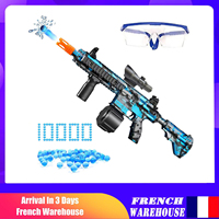 M416 Manual & Electric 2 in 1 Gel Water Ball Splatter Gun With 10000 Eco-Friendly Water Beads Goggles Gun Toy For Outdoor Toys