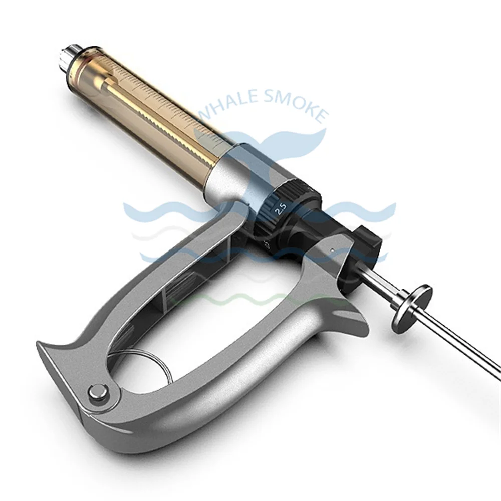 Pre-heating Filling Machine Clear Syringe Scale Lines Adjustable Temperature Semi-automatic Injection Equipment Handle Tools Set