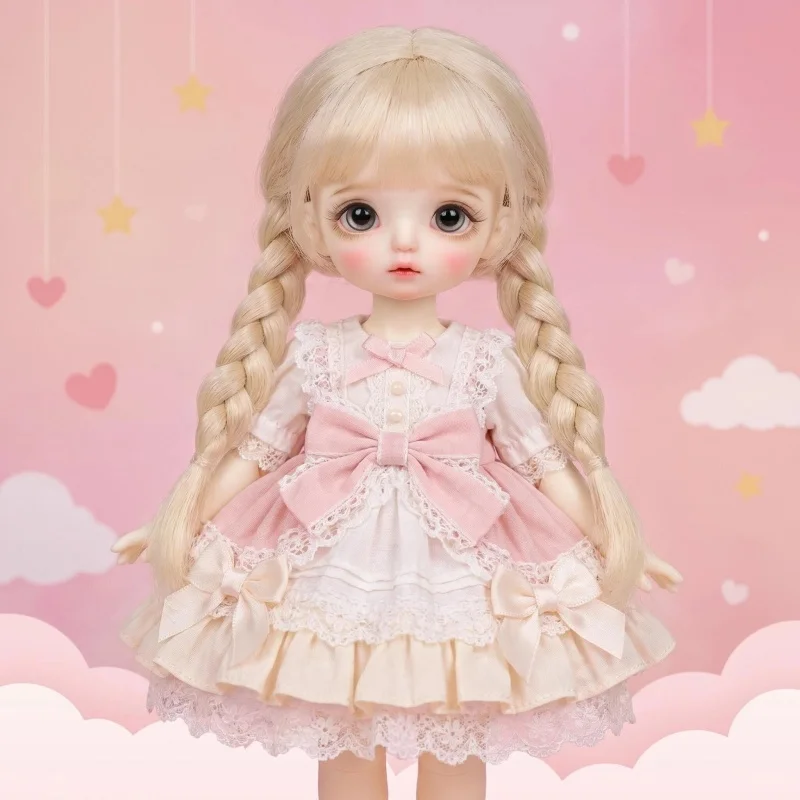 JD691 All Size Long Braids BJD Synthetic Mohair Doll Wig For Lati OB11 YOSD MSD SD Qbaby Blythe Soft Doll Hair Cheap Accessories