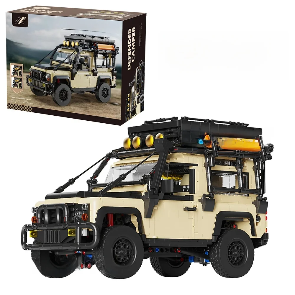 2766PCS Technische Camping Auto Model Bouwstenen MOC Stad Apv Vrachtwagens Bricks STEM Speelgoed voor Kinderen volwassenen Geschenken - afbeelding 2