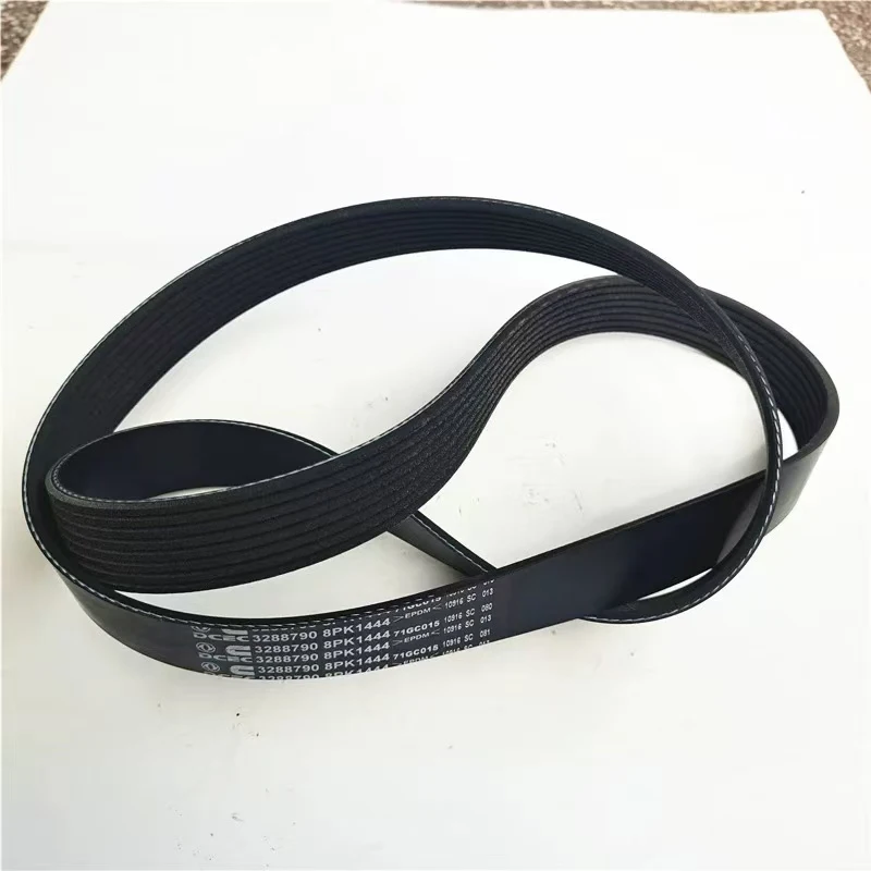 Original !!! CUMMINS Fan Belt 8PK1444 3288790 For Engine 6BT5.9 4BT