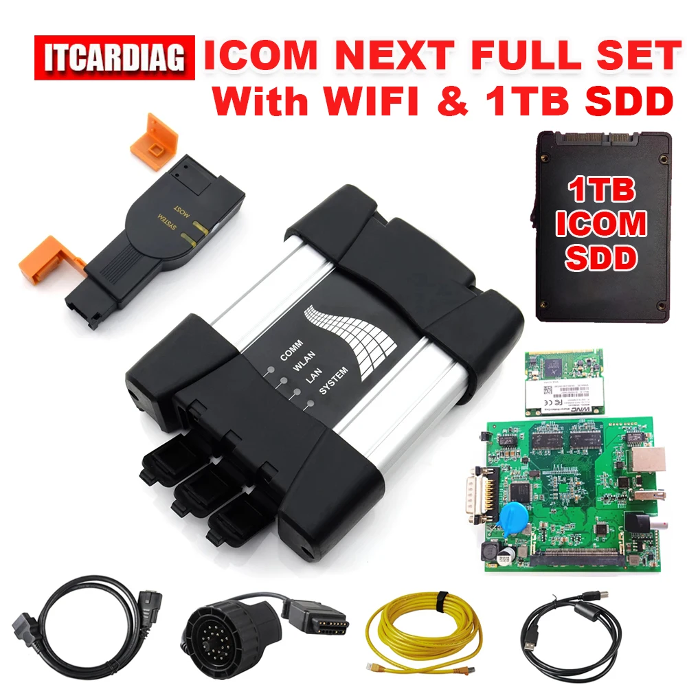 ICOM NEXT Diagnostic & Programming Tool for BMW ICOM A2+B+C 3 in 1 Auto OBD2 Scanner Full Set For Icom A2 Coding Scanner Tester 