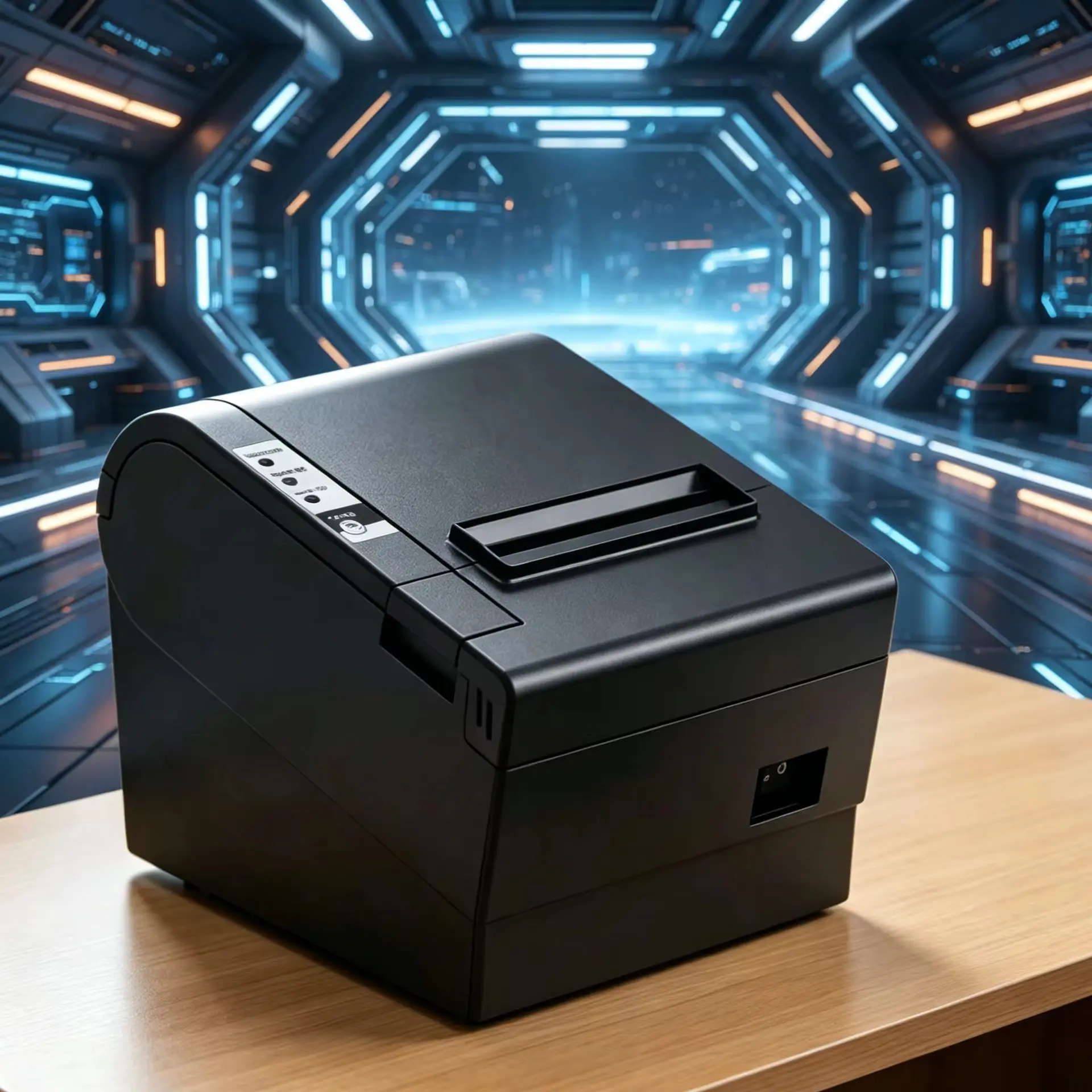 

HS-825UL 80mm Thermal Receipt Printer USB LAN 260mm/s High Speed Auto Cutter 80mm Roll Support QR Code ESC/POS