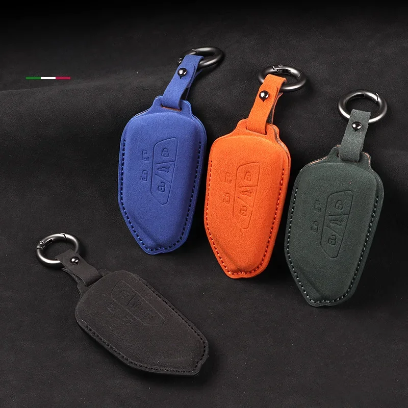 Juste de clé de voiture en cuir pour Volkswagen, VW ID.4, ID.3, Golf 8, Teremont, TALAGON, Crider, Viloran, clé à distance d'origine
