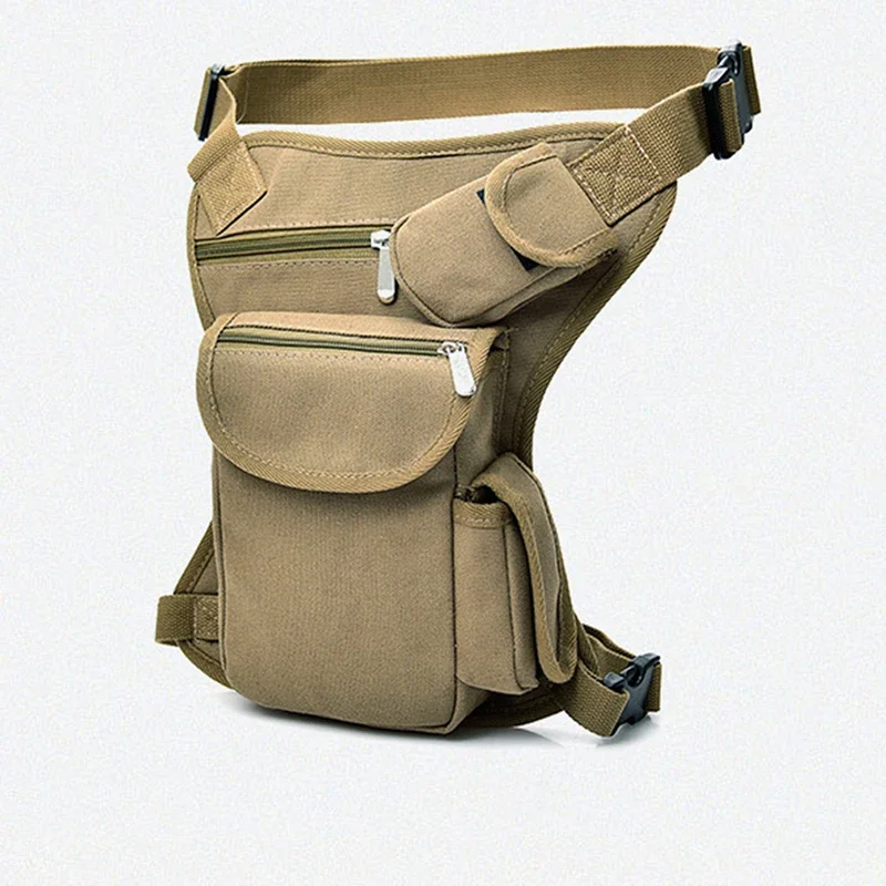 AliExpress NONE Men Canvas Drop Waist Bags Leg Pack Bag Men Belt Bicycle And Motorcycle Money Belt Fanny Pack For Work High Quality