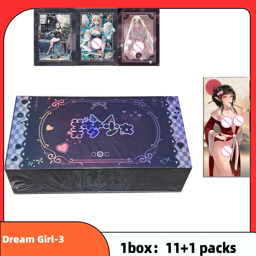 Goddess Story Dream Girl-3 Collection Cards Anime Girls costume da bagno Bikini Feast Booster Box bambino giocattoli per bambini e hobby regalo