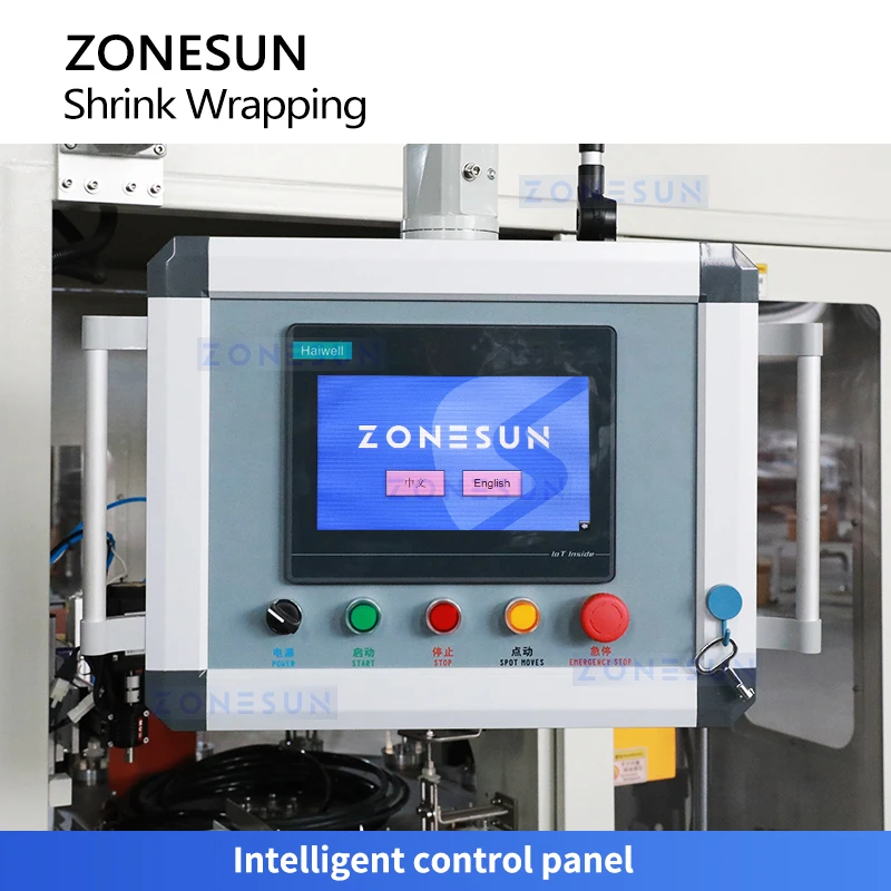 ZONESUN Rotary Shrink Sleeve Labeling Machine Shrink Sleeve Applicator Sleeving Machine Shrink Labeler ZS-UDTB50