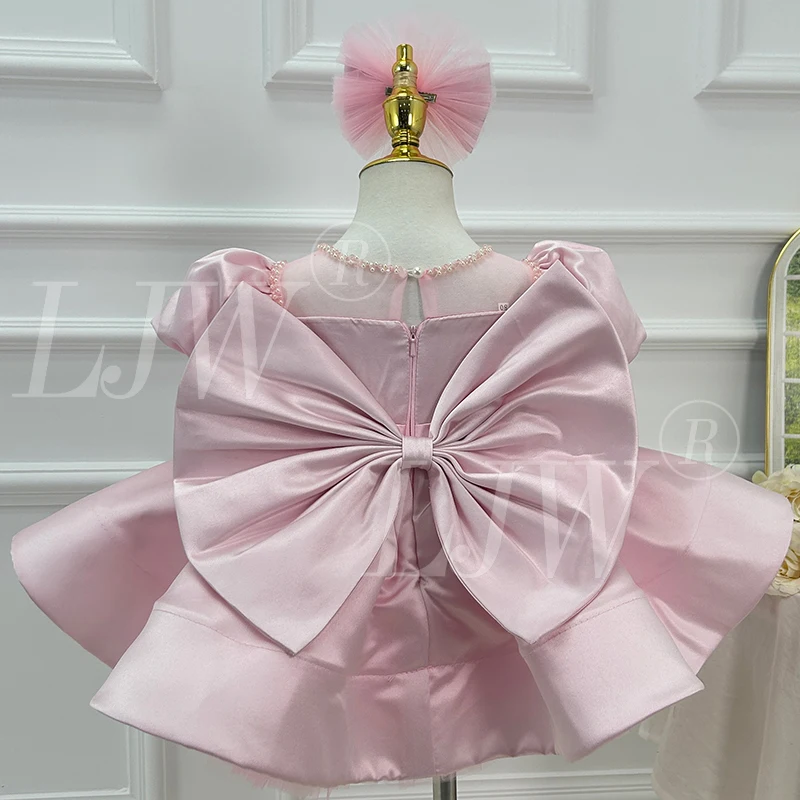 فستان عيد ميلاد الطفل فستان الأميرة بأكمام منتفخة للفتيات الذين تتراوح أعمارهم بين 1-12 سنة فستان مسابقة الجمال للفتيات فستان فتاة الزهور #6