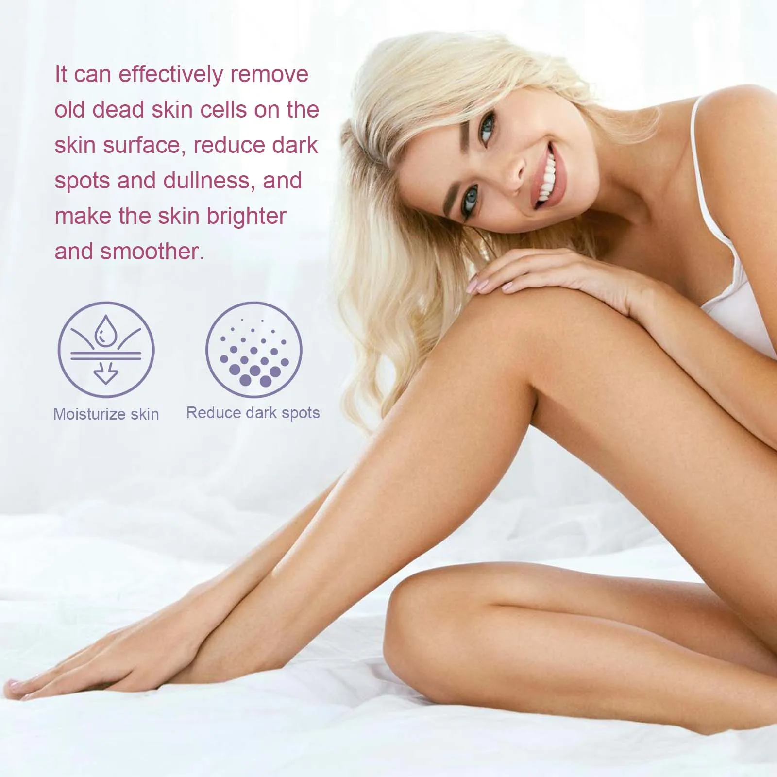 Oceaura Crema Scrub Corpo Mirtillo Esfoliante Delicato Ridurre L'opacità Della Pelle Migliora La Rugosità Rimuovere La Pelle Morta Crema Scrub Corpo