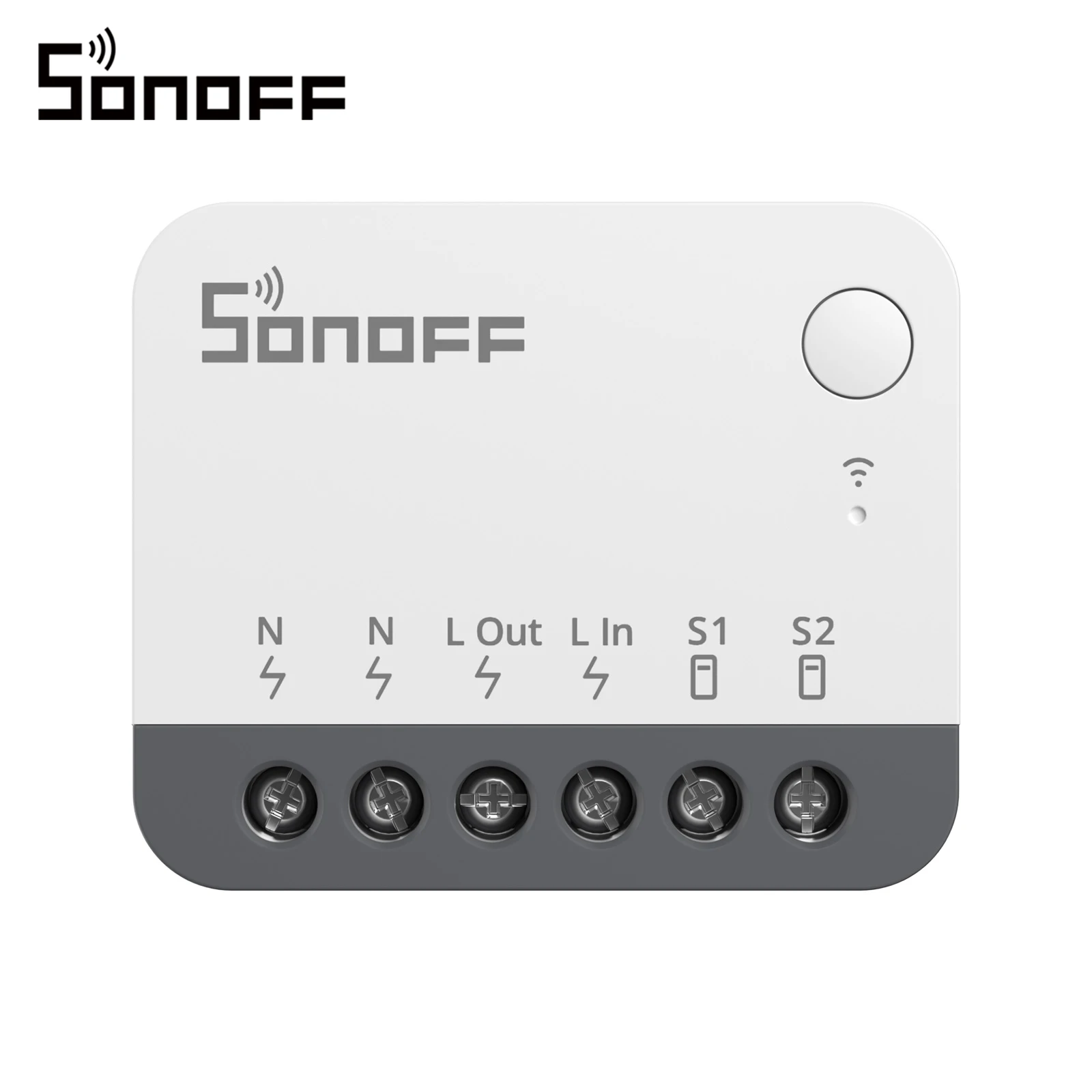 SONOFF ZBMINIR2 Extreme Zigbee Smart Switch Abnehmbarer Relaismodus Externer Schaltersteuerung Passend f&uuml;r EU-Montagek&auml;sten