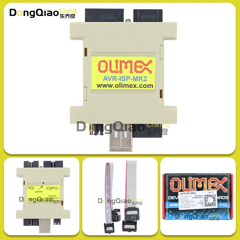 In stock: AVR-ISP-MK2 Olimex Ltd. programmer for programming ATMEL STK500 V2
