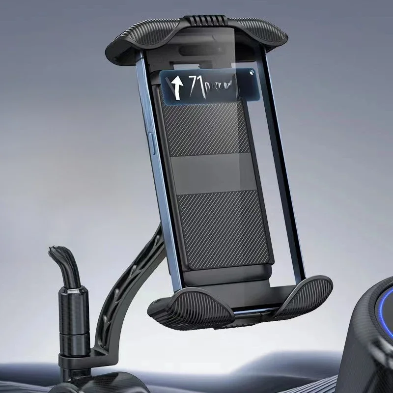 Uchwyt na telefon rowerowy Motocyklowe lusterko wsteczne Stojak na telefon Stojak na kierownicę skutera Klips do iPhone'a Xiaomi Samsung — zdjęcie produktu 7
