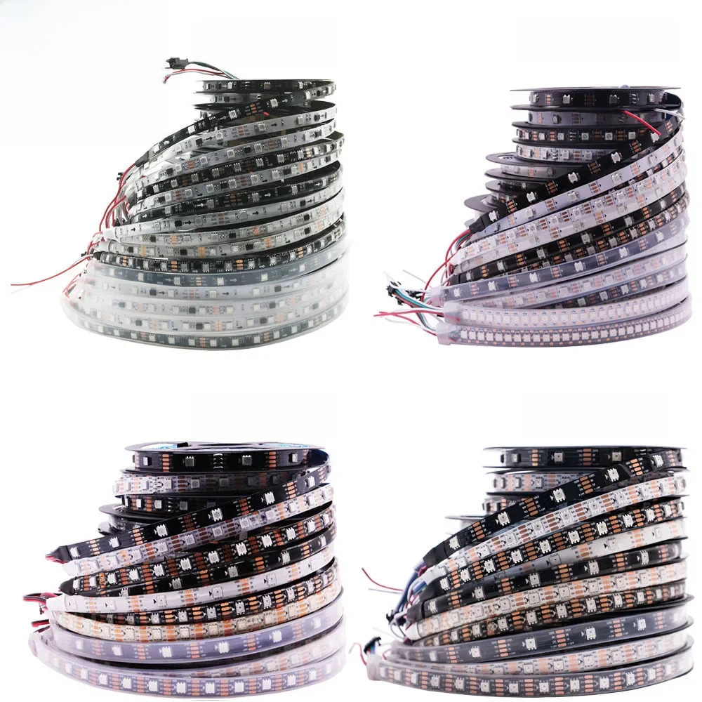 WS2811 WS2812B WS2813 WS2815 Smart RGB Pixel LED Streifen WS2812 Individuell adressierbare IC 30/60/144 Pixel/LEDs/M Band Licht