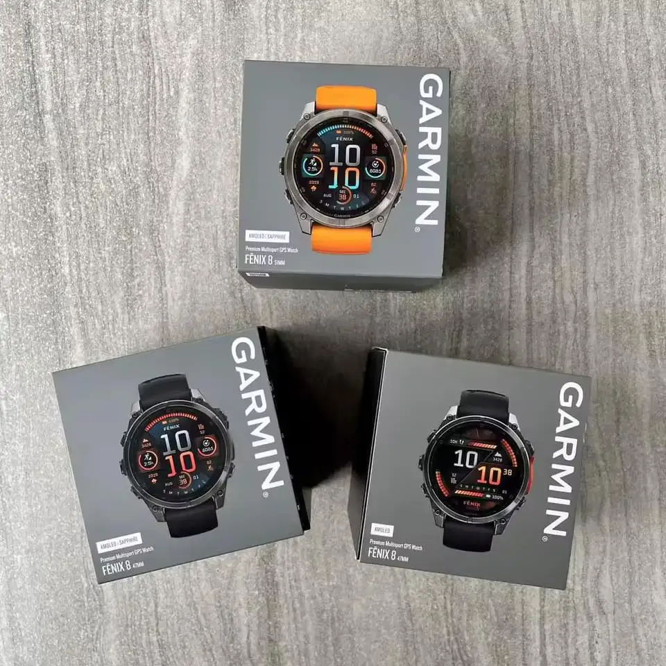 DD Brand New Garmins-Fenix ​​8 Sapphire Smartwatch Athlete GPS Watch