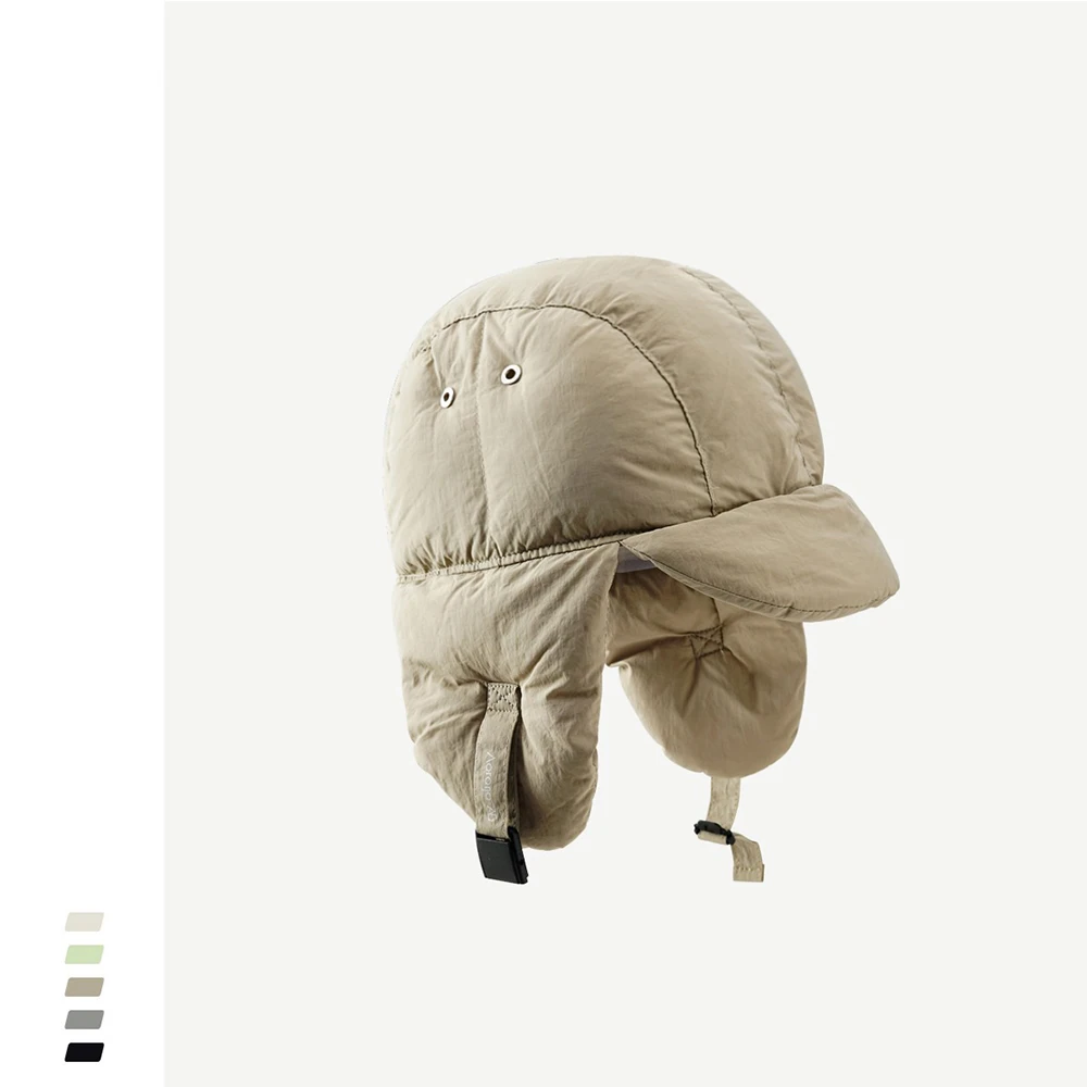 Winter pilot hat, catcher hat Lei Feng hat new style windproof lightweight down cotton thickened ear protection cycling ski hat