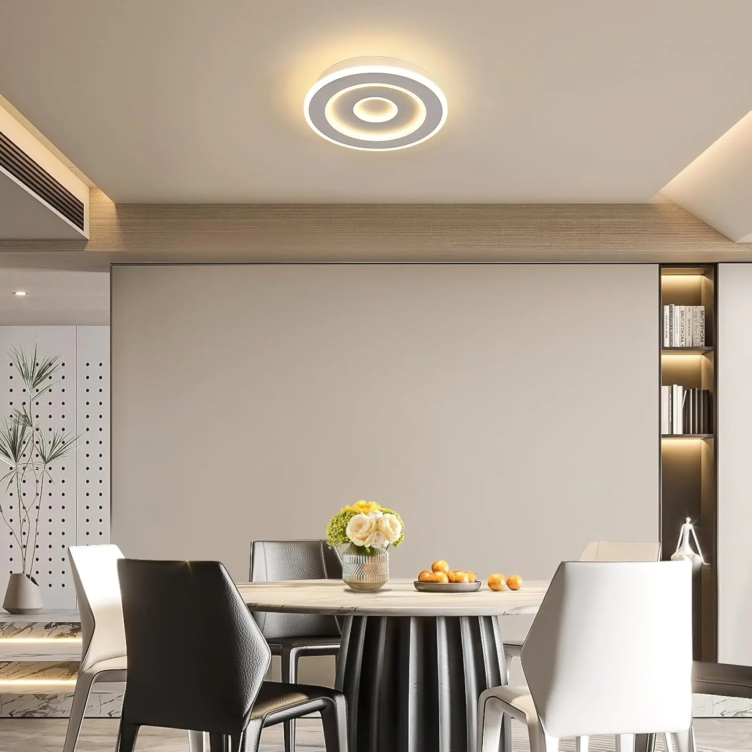 Runde LED-Deckenleuchte, moderne LED-Deckenleuchten 28 W für Flur, Schlafzimmer, Badezimmer, Küche, Wohnzimmer – Detail 10