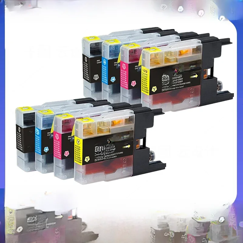 Cartouche d'encre LC1220 LC1240, Compatible avec Brother MFC-J430W J5910DW MFC-J625DW J6510DW MFC-J6710DW J825DW DCP-J725DW J925DW