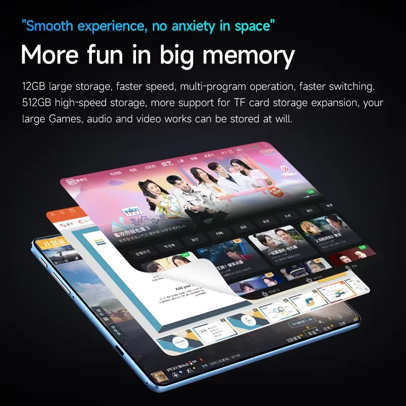 2024 originale 11 pollici IPAD Air Pro Tablet 16GB + 1TB 20000mAh Android13 Snapdrago 870 5G WIFI Dual SIM Card Call Tab Tablet PC