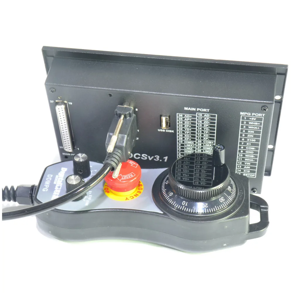 V3.1 3/4 محور CNC مجموعة التحكم المستقلة مع عقارب DDMPG وتحويل التيار الكهربائي لآلة الطحن الصغيرة باستخدام الحاسب الآلي