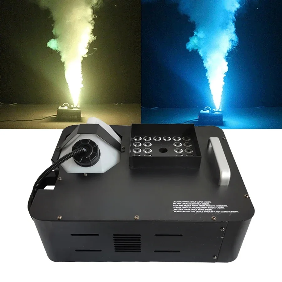 1500W mistrookmachine DMX RGB 24LED podiumlichteffect verticale afstandsbediening sproeier - afbeelding 2