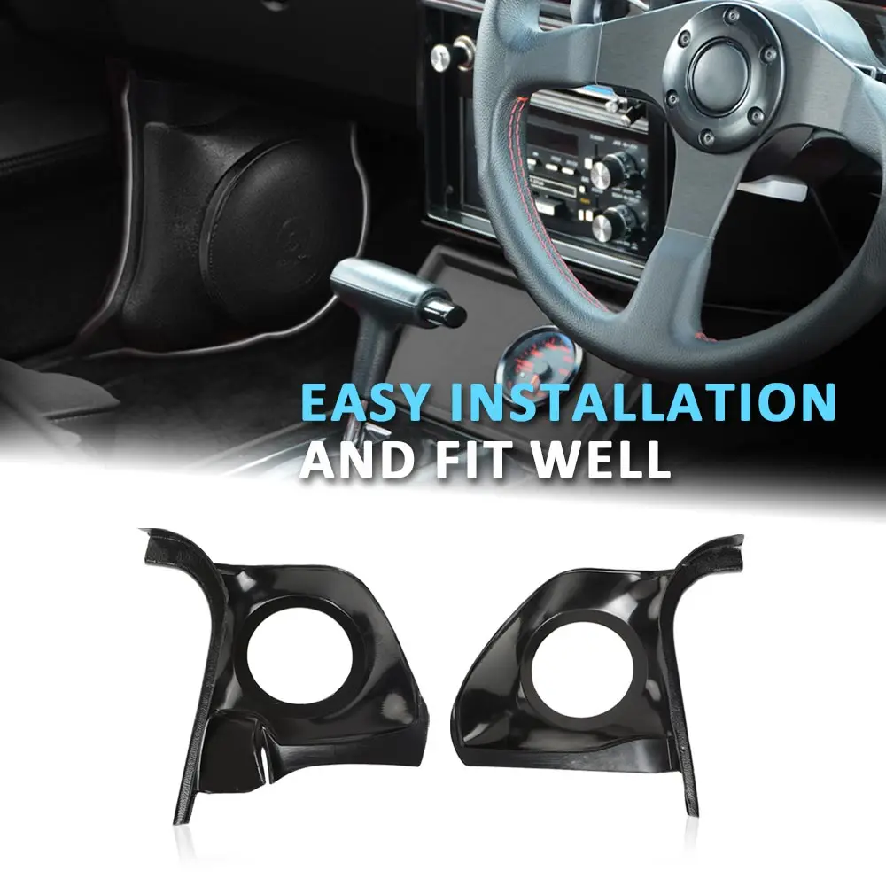 

Подходит для 1978-1988 Monte Carlo Malibu Regal Cutlass, набор динамиков, пластиковые черные прочные автомобильные музыкальные аксессуары